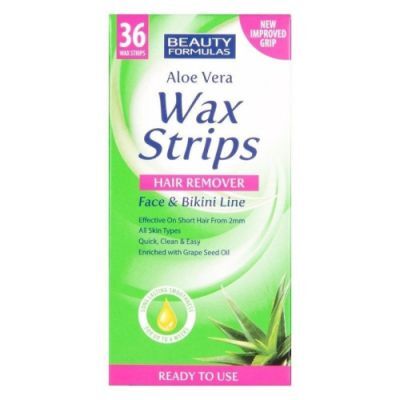 BEAUTY FORMULAS Plastry do depilacji Mini Cold Wax 36 sztuk
