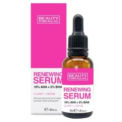 BEAUTY FORMULAS Renewing Serum odnawiające do twarzy AHA+BHA, 30ml