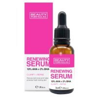 BEAUTY FORMULAS Renewing Serum odnawiające do twarzy AHA+BHA, 30ml