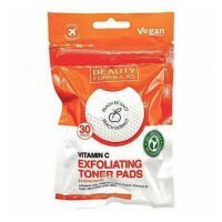 BEAUTY FORMULAS Złuszczające płatki do oczyszczania twarzy Witamina C i Brzoskwinia, 30szt.
