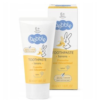 BEBBLE Pasta do zębów dla dzieci bananowa, 50 ml