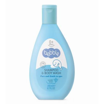BEBBLE Shampoo & Body Wash Szampon i żel do mycia ciała, 200ml