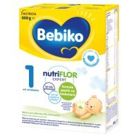 Bebiko 1 Mleko początkowe dla niemowląt od urodzenia, 600g