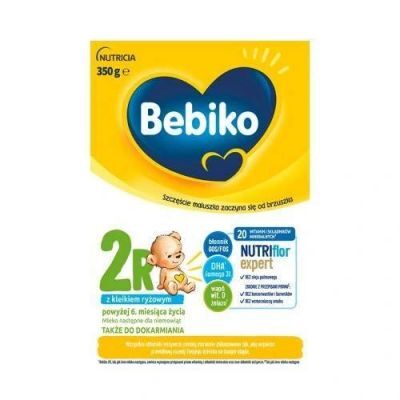 Bebiko 2R Mleko następne dla niemowląt powyżej 6. miesiąca życia, 350g KRÓTKA DATA 14.12.2025