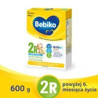 Bebiko 2R NUTRIflor Expert Mleko następne dla niemowląt powyżej 6. miesiąca życia, 600g KRÓTKA DATA 05.01.2025