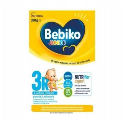 Bebiko Junior 3R Odżywcza formuła na bazie mleka dla dzieci powyżej 1. roku życia, 350g KRÓTKA DATA 05.07.2026