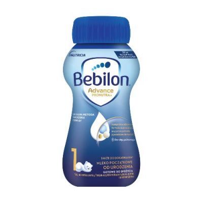 Bebilon 1 Advance Pronutra Mleko początkowe od urodzenia, 200 ml KRÓTKA DATA 04.01.2026