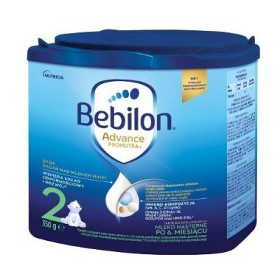 Bebilon 2 Pronutra-Advance Mleko następne po 6. miesiącu, 350g KRÓTKA DATA 17.07.2026