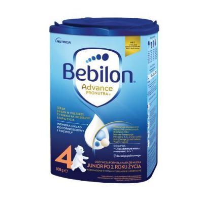 Bebilon 4 Pronutra Junior Formuła na bazie mleka po 2. roku życia, 800 g KRÓTKA DATA 03.11.2026