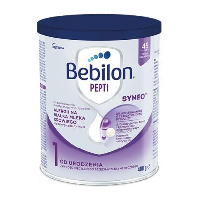 Bebilon Pepti 1 Syneo żywność specjalnego przeznaczenia medycznego dla niemowląt od urodzenia, 400 g