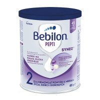Bebilon Pepti 2 Syneo żywność specjalnego przeznaczenia medycznego dla niemowląt powyżej 6 miesiąca życia, 400 g