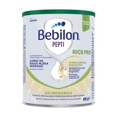 Bebilon Pepti Rice Pro dla niemowląt od urodzenia, 400 g