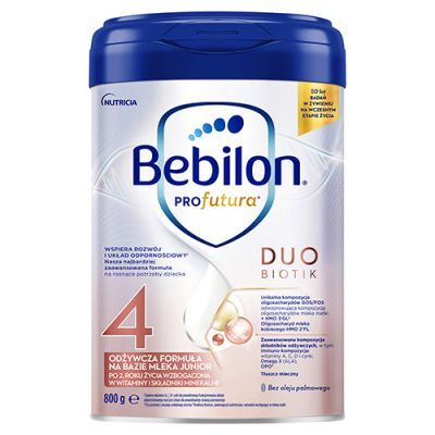Bebilon Profutura Duobiotik 4 Odżywcza formuła na bazie mleka dla dzieci po 2. roku życia, 800 g