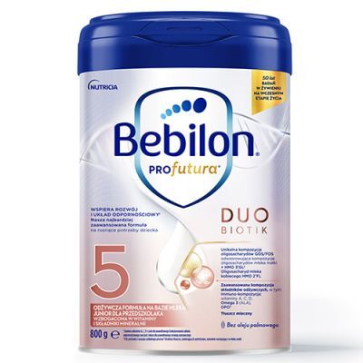 Bebilon Profutura Duobiotik 5 Formuła na bazie mleka dla przedszkolaka, 800g