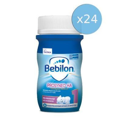 Bebilon Prosyneo HA 1 Mleko początkowe w płynie dla niemowląt od urodzenia, 24x 90ml