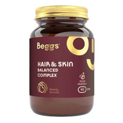 Beggs Balanced Hair&Skin Complex, 90 kapsułek