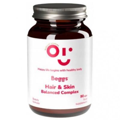 Beggs Balanced Hair&Skin Complex, 90 kapsułek