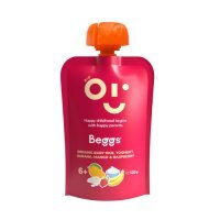 Beggs BIO Baby ryż z jogurtem, bananem, mango i malinami 6+, 120g