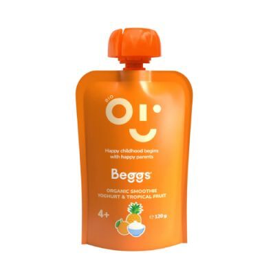 Beggs BIO Smoothie z jogurtem i owocem tropikalnym 4+, 120g