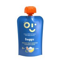 Beggs BIO Smoothie z owocem, jogurtem i płatkami owsianymi 6+, 120g