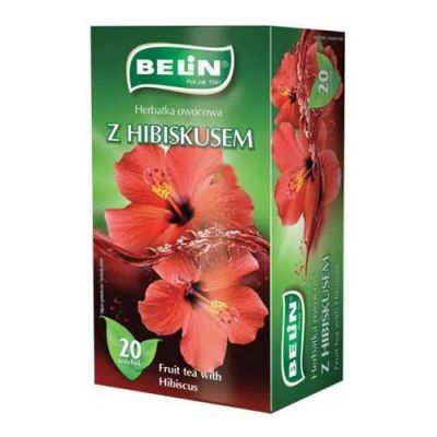 BELIN Herbata hibiskus, 20 torebek
