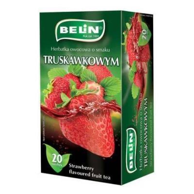 BELIN Herbata truskawka, 20 torebek
