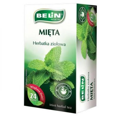 Belin Herbatka ziołowa Mięta - 24 torebki