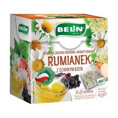 BELIN Rumianek z czarnym bzem, 20 torebek