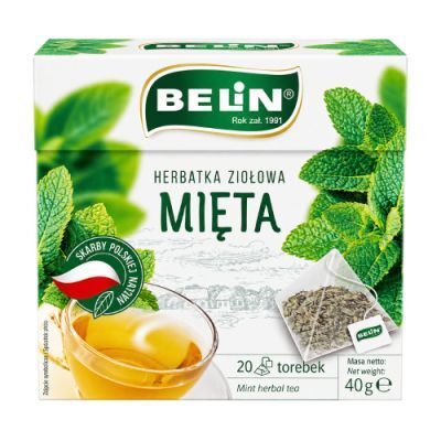 Belina Herbatka ziołowa Mięta, 20 torebek