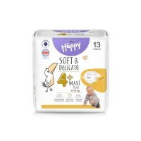Bella Baby Happy Soft &amp; Delicate Maxi Plus 4+ Pieluszki 9-15kg, 13 szt.