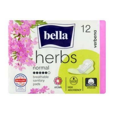 Bella Herbs Normal Verbena Podpaski higieniczne, 12 szt.