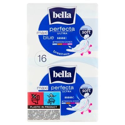 Bella perfecta maxi blue extra soft podpaski, 16 szt.
