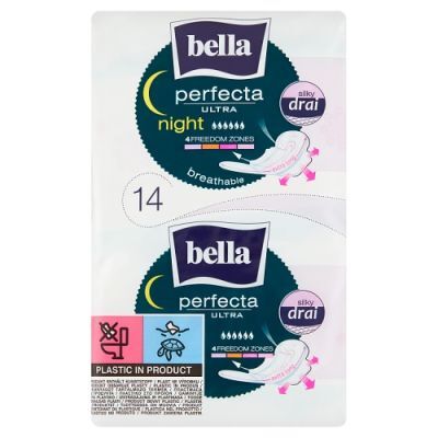 Bella perfecta night silky drai podpaski, 14szt.