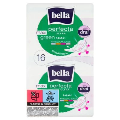 Bella perfecta ultra green maxi podpaski, 16szt.