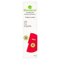 Benzacne żel 100 mg/g Lek na trądzik, 20 g