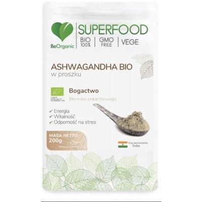 BeOrganic Ashwagandha BIO, 200g