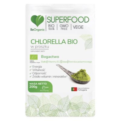 BeOrganic Chlorella BIO, 200g
