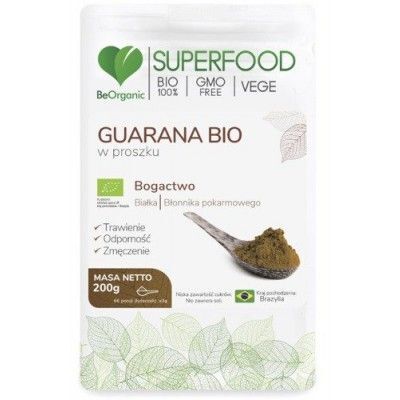 BeOrganic Guarana BIO, 200g
