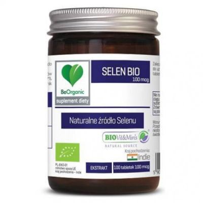 BeOrganic Selen Bio 100mcg, 100 tabl.
