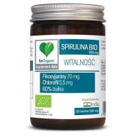 BeOrganic Spirulina Bio 500mg, 100 tabletek