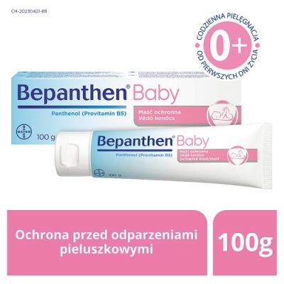 BEPANTHEN Baby Maść ochronna, 100 g - maść ochronna z prowitaminą B5