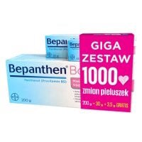 Bepanthen Baby Maść ochronna Zestaw, 200 g + 30 g + 3,5 g