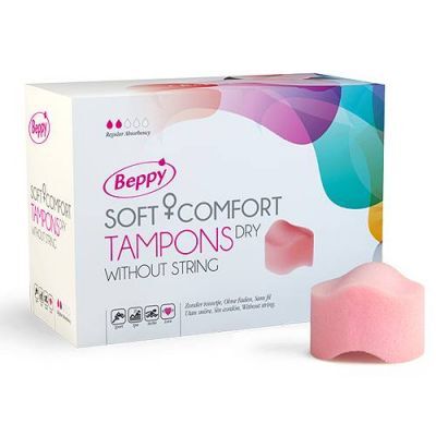 Beppy Classic Dry Miękkie tampony bez sznureczka suche, 8 szt.