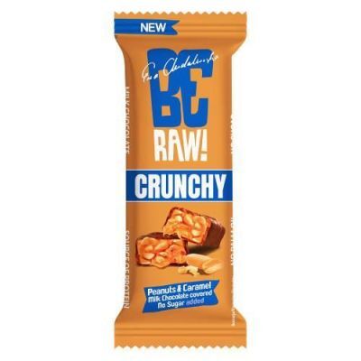 BeRAW Baton Crunchy Peanuts&Caramel, 40g