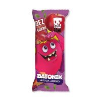 BeRAW Kids Baton Jagoda Jabłko, 25 g