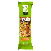 BeRaw Nuts&amp;Honey baton miodowo - pistacjowy z migdałami i solą morską, 30 g