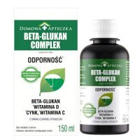 DOMOWA APTECZKA Beta-Glukan Complex płyn o smaku czarnej porzeczki, 150 ml