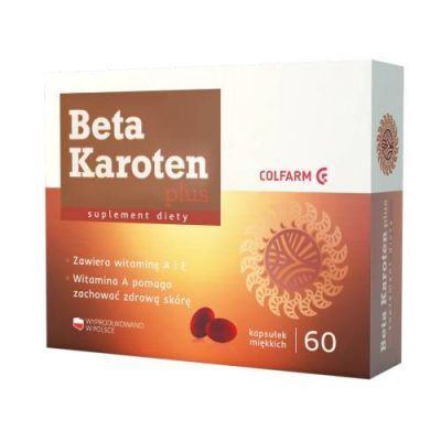 Colfarm Beta Karoten Plus, 60 kaps.