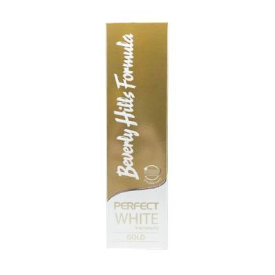 BEVERLY HILLS FORMULA PERFECT WHITE GOLD wybielająca pasta do zębów 100ml