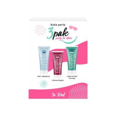 Biała Perła 3pak pasty do zębów, 3 x 30 ml
